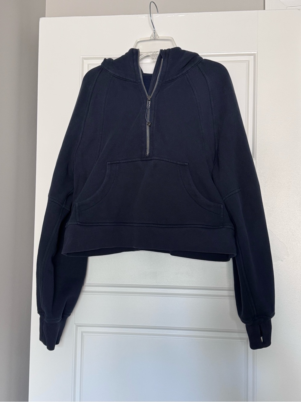 Lululemon True Navy Scuba Oversized 1/2 Zip Hoodie XS/S